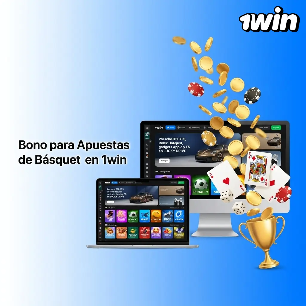 Bono de bienvenida 1win hasta 500 USD para apuestas de básquet NBA, EuroLeague y Liga Nacional Argentina