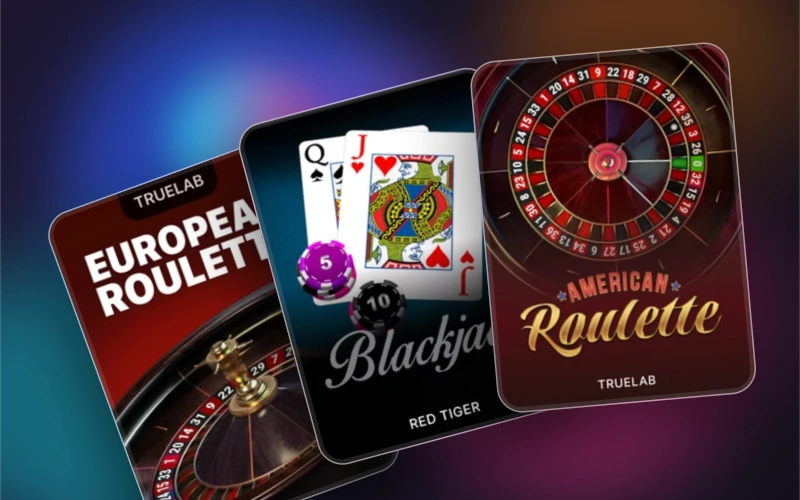 Encuentra decenas de títulos de juegos de mesa en la plataforma de casino 1win.