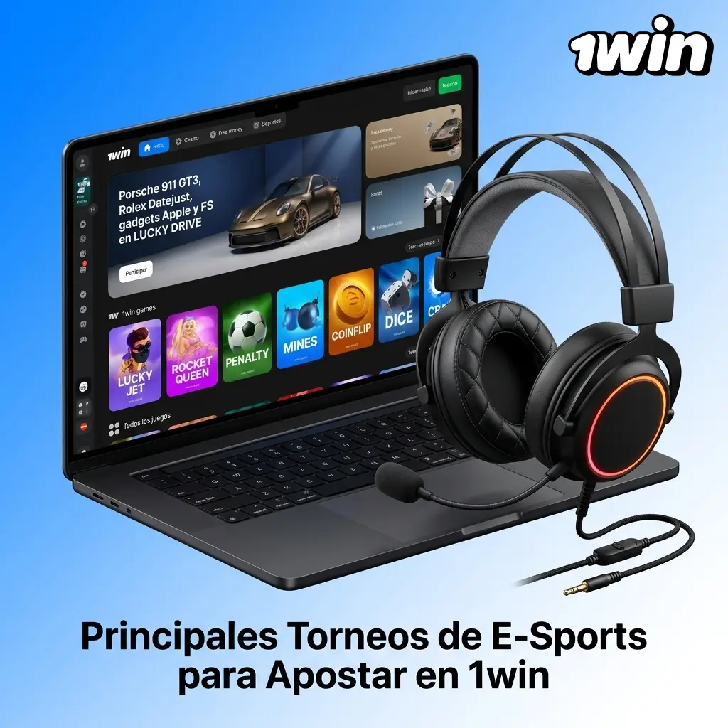 Torneos de e-sports en 1win: CS2, Dota 2, LoL, Valorant y más con apuestas en vivo y pre-partido