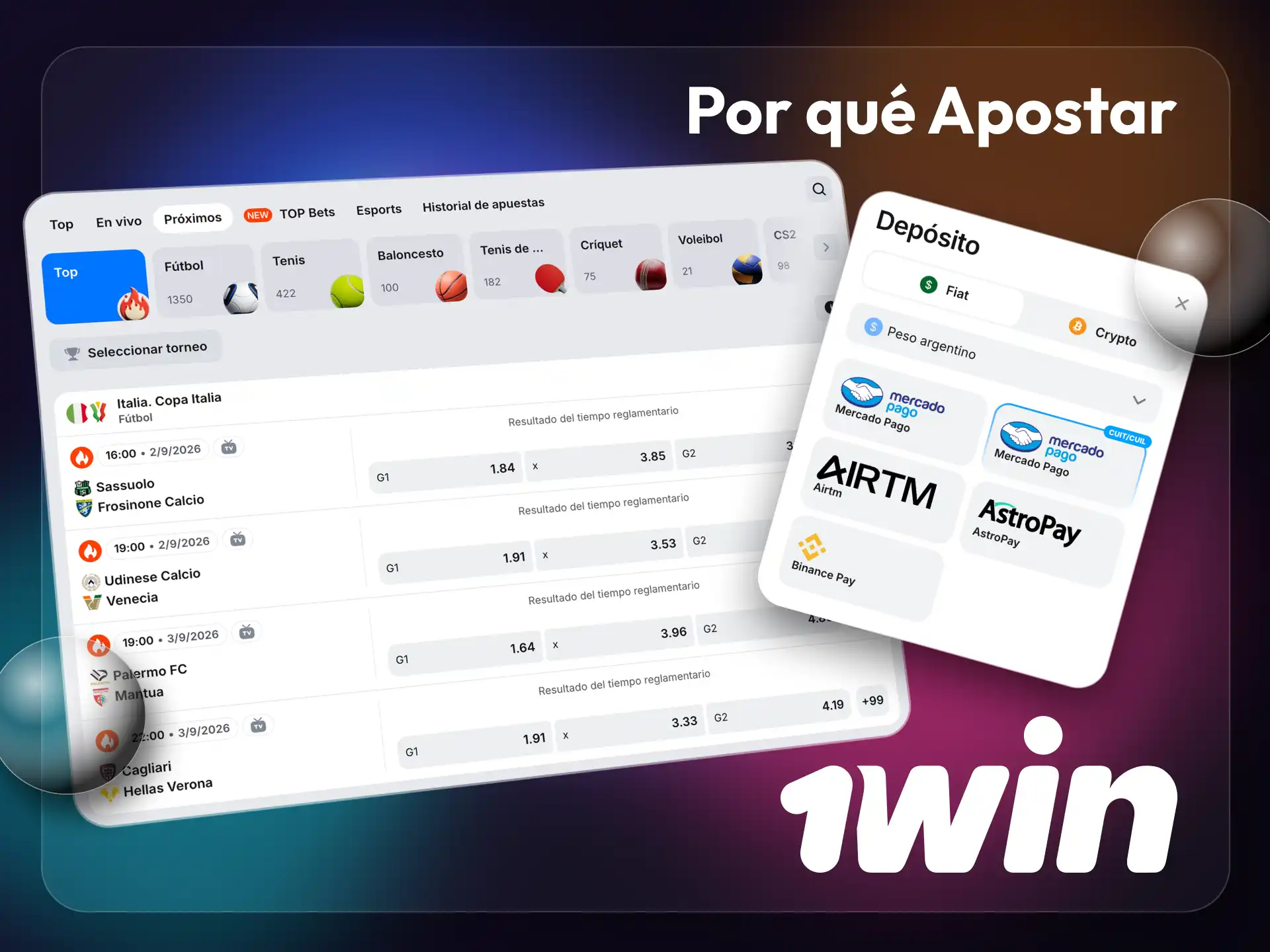Elige la plataforma 1win y obtén ventajas reales.