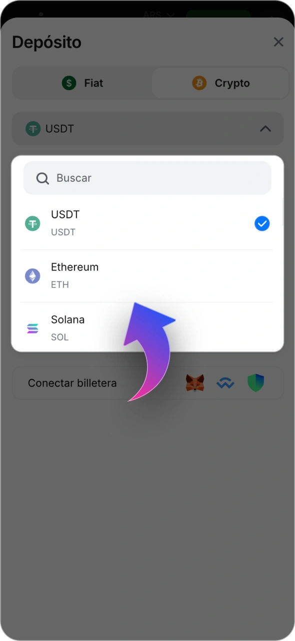 Elige un método para realizar tu primer depósito en 1win.