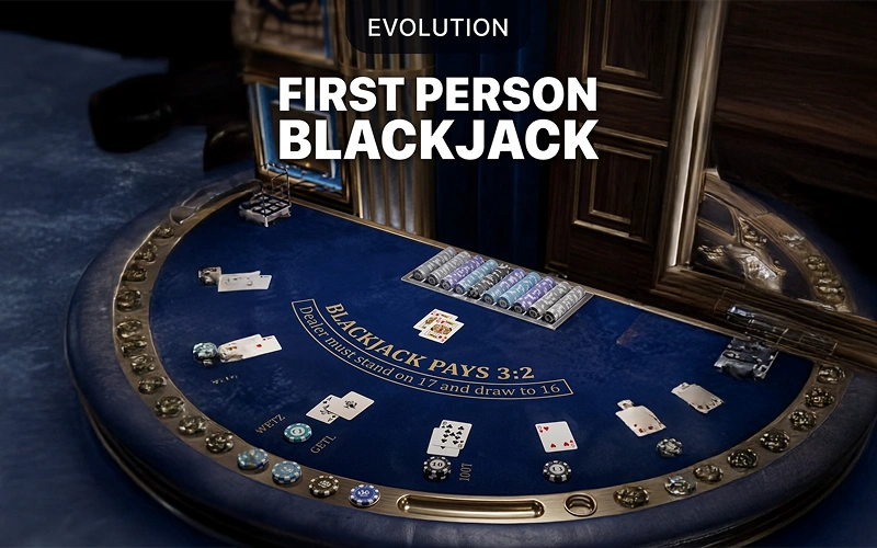 Blackjack First Person live game is available at 1win platform.