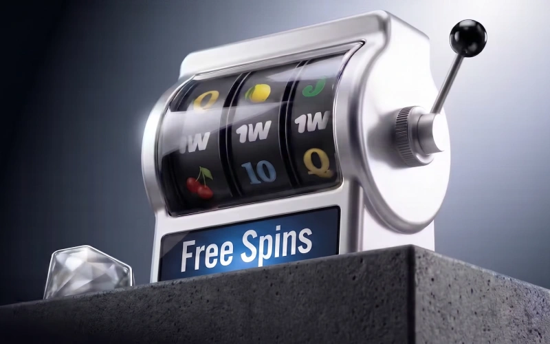 Activa el bono de giros gratis para los juegos de casino de 1win.