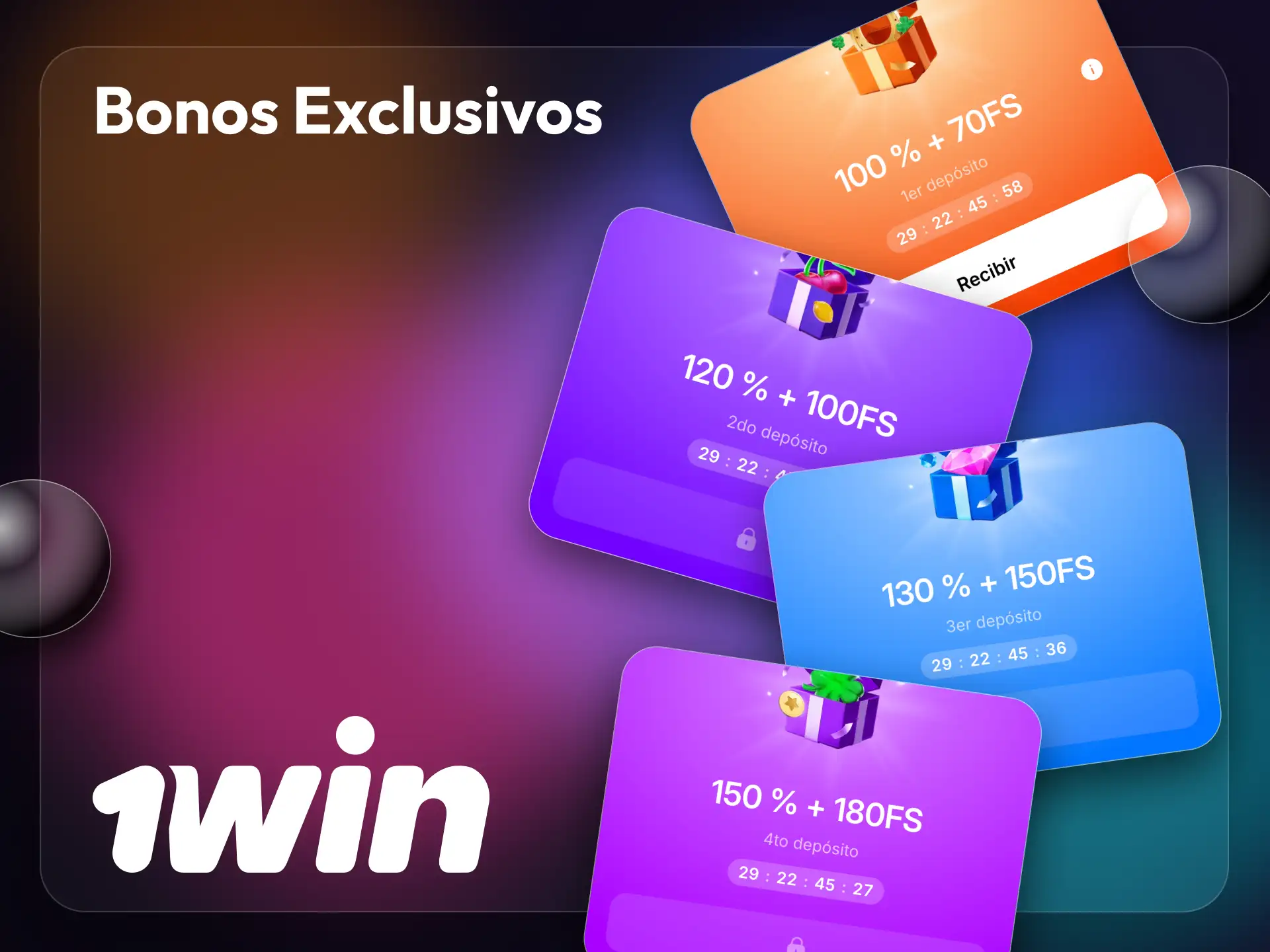 Aprovecha la amplia variedad de bonos de 1win para casino.