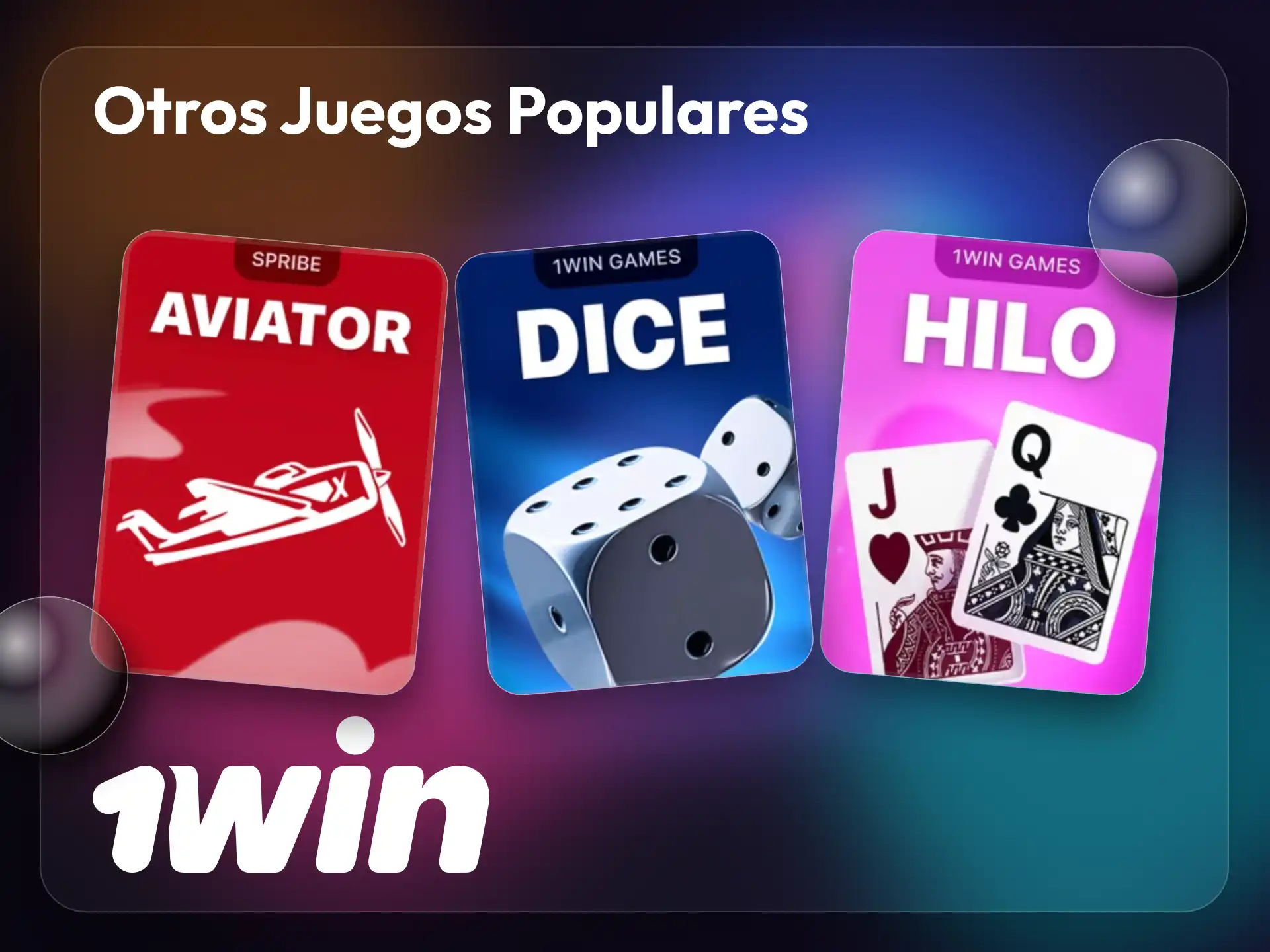Prueba a jugar a otros juegos de casino en la plataforma 1win.