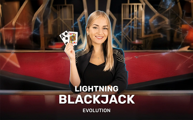 1win te ofrece jugar al juego de casino en vivo Lightning Blackjack.