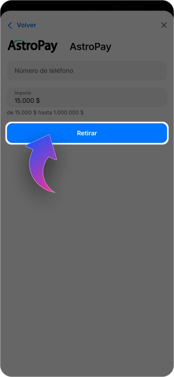 Confirma el proceso de retiro de tus ganancias de 1win.