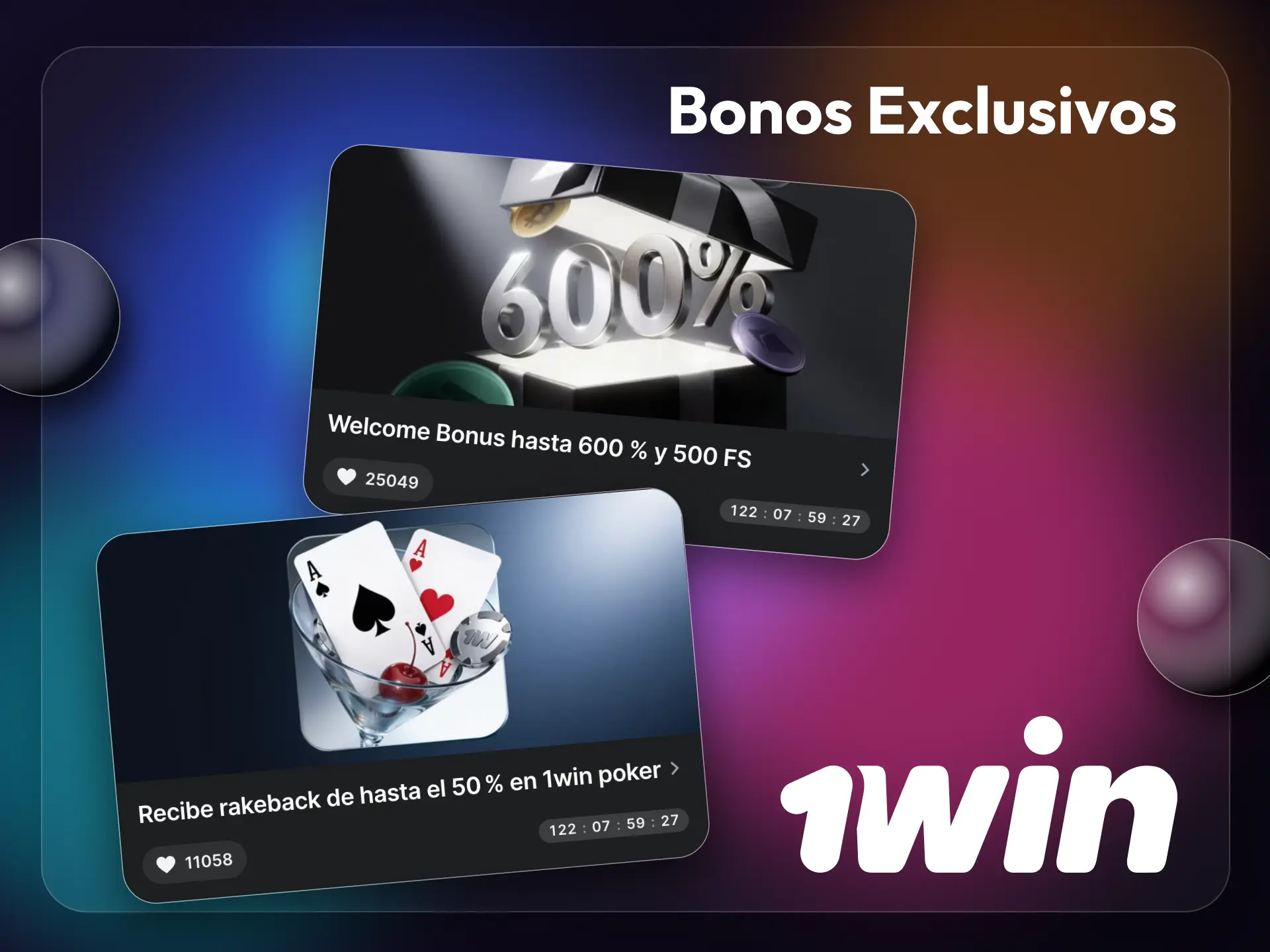 Activa bonos exclusivos de póker en la plataforma online 1win.