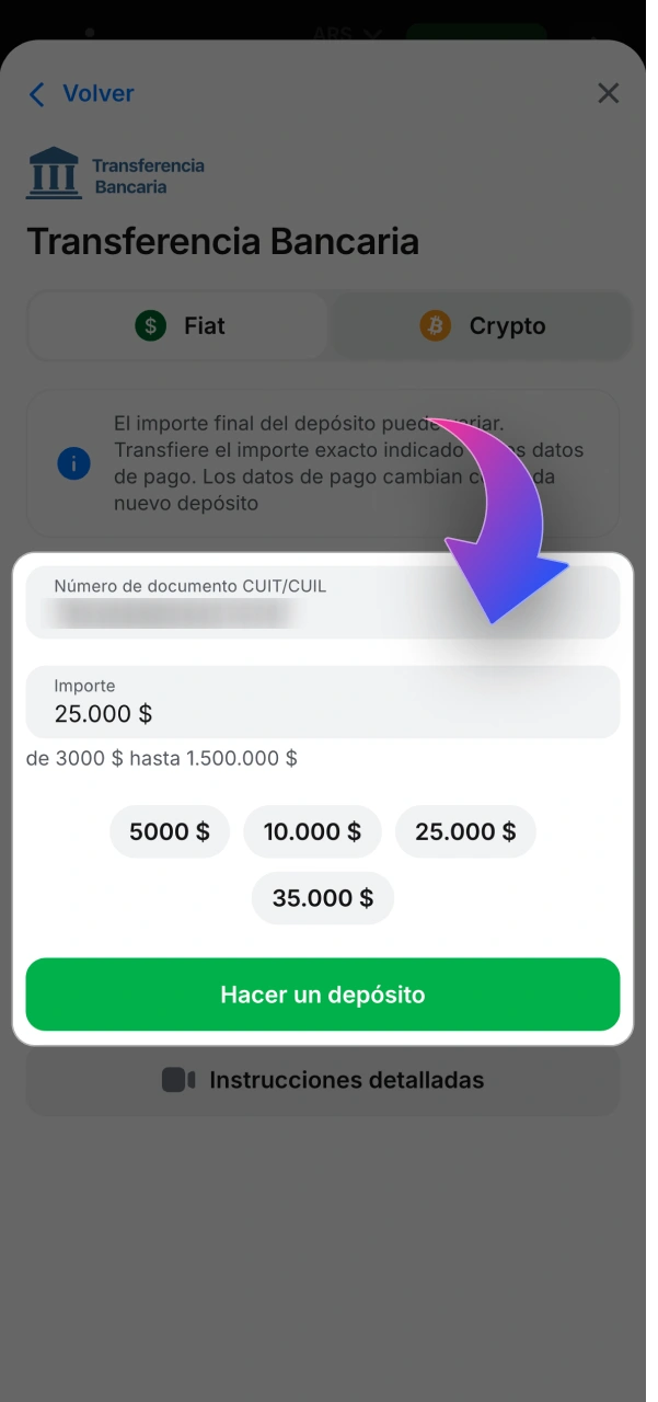 Realiza un depósito utilizando un método de pago local en 1win.