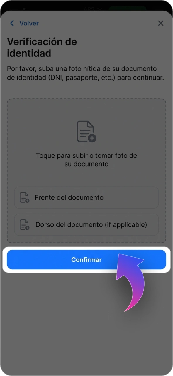 Verifica tu cuenta subiendo tus documentos en 1win.