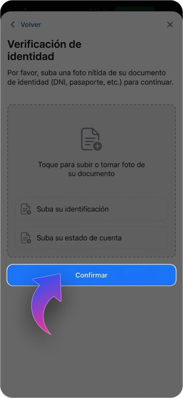 Espera a que el equipo de soporte de 1win confirme tu verificación.