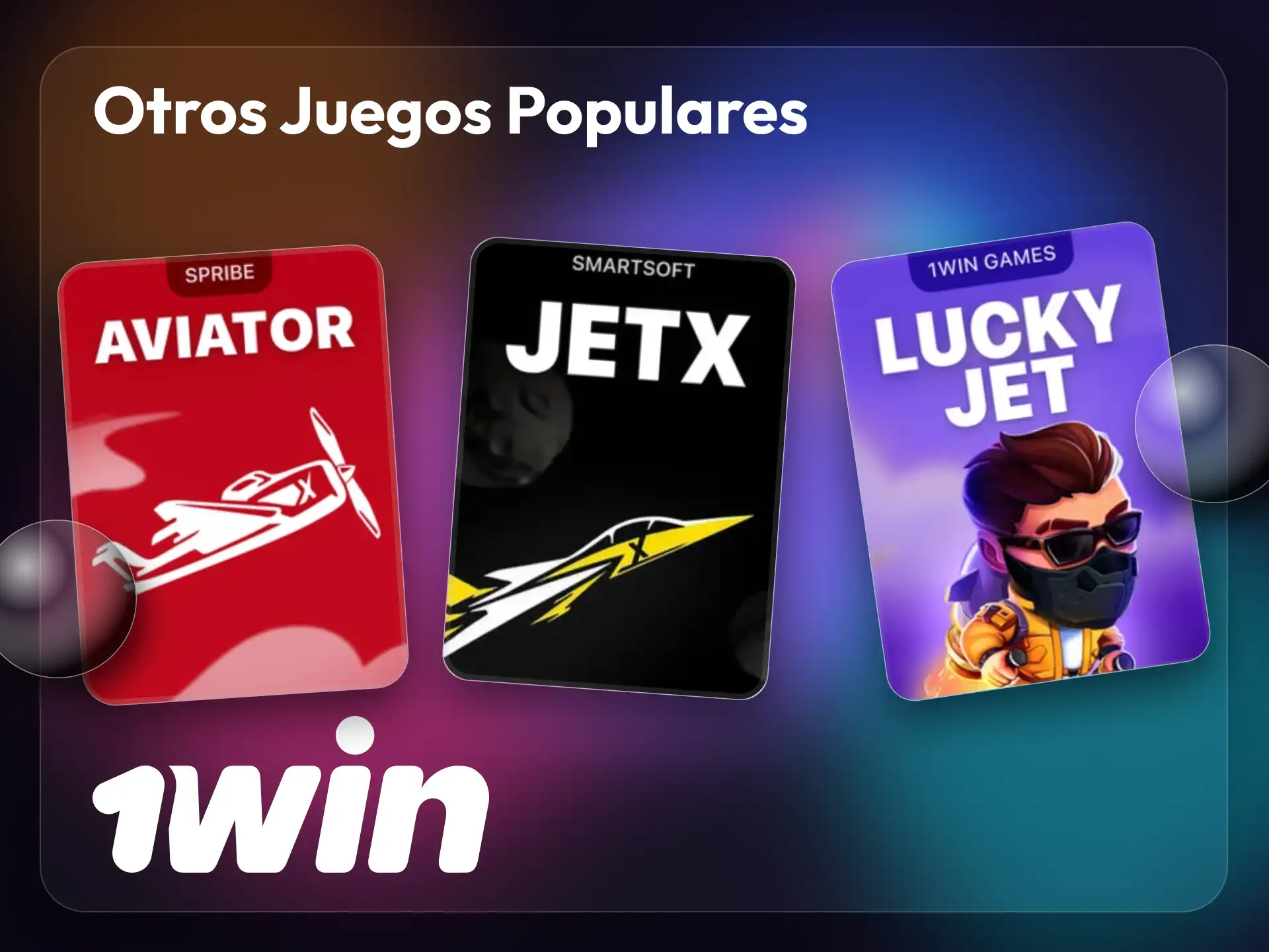 Descubre otros juegos de casino populares del proveedor 1win.