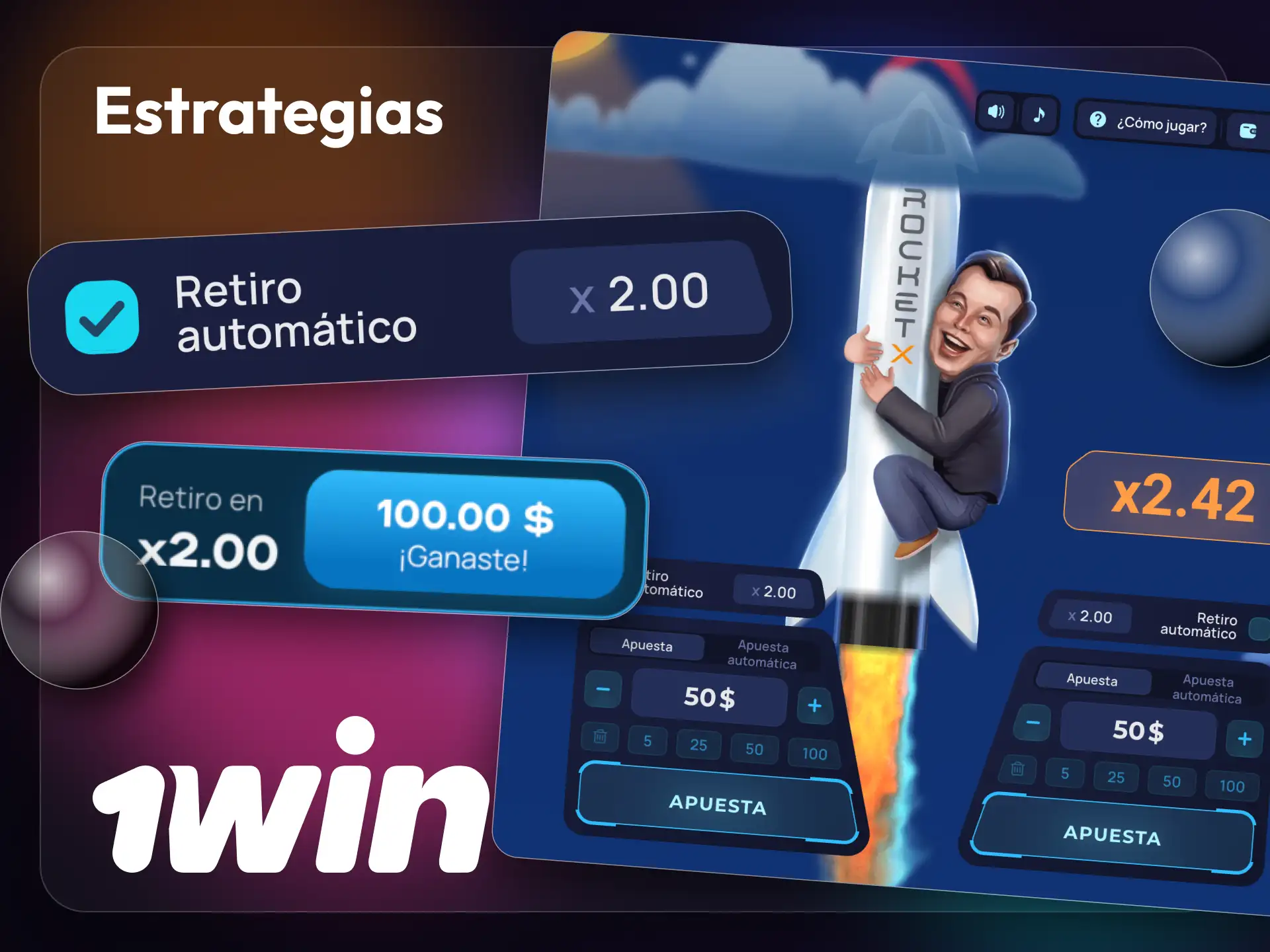 Utiliza estos consejos para aumentar tus posibilidades de ganar en 1win Rocket X.
